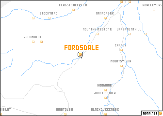map of Fordsdale