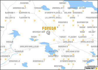 map of Föreda