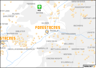 map of Forest Acres