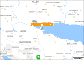 map of Forest Beach