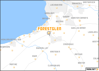 map of Forest Glen