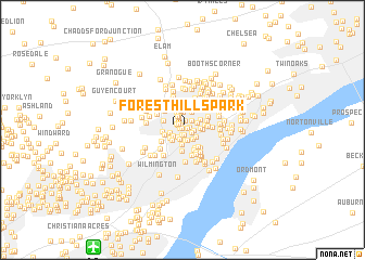 map of Forest Hills Park