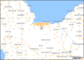 map of Forestry