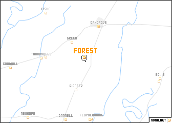 map of Forest