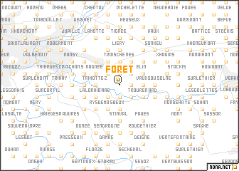 map of Forêt