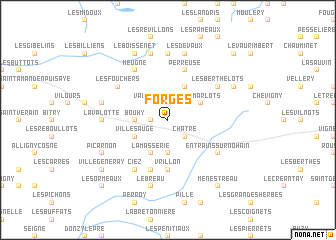 map of Forges