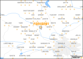 map of Forkarby