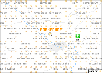 map of Forkenhof