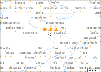 map of Förlingen