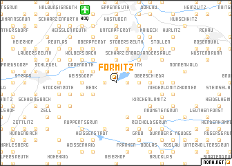 map of Förmitz