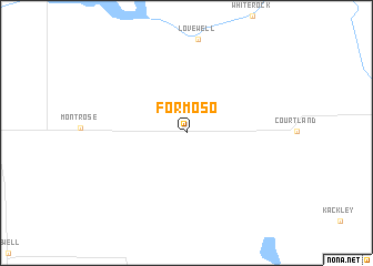 map of Formoso