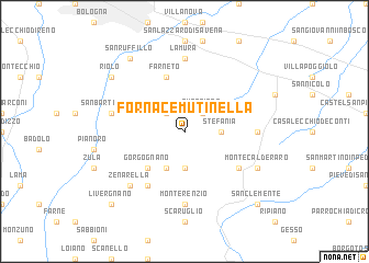 map of Fornace Mutinella