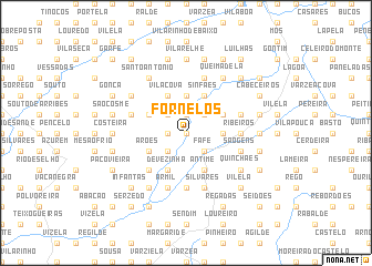 map of Fornelos