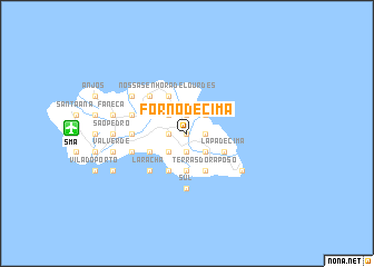 map of Forno de Cima