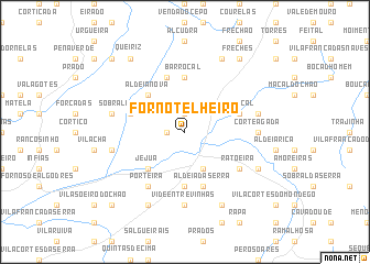 map of Forno Telheiro