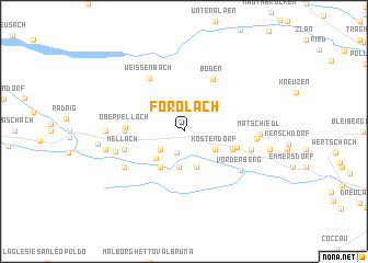 map of Förolach