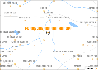 map of Foros da Barradinha Nova