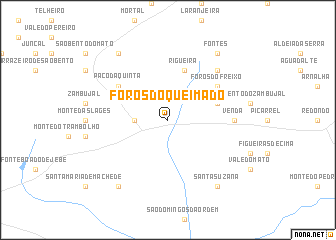 map of Foros do Queimado