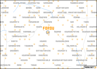 map of Forou