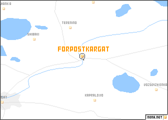 map of Forpost-Kargat