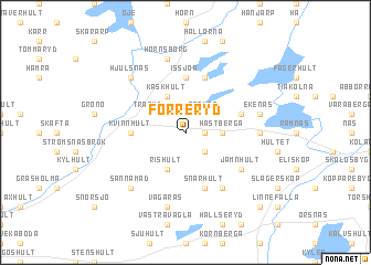 map of Forreryd