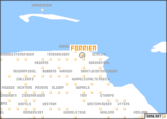 map of Förrien