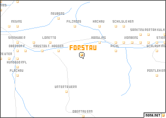 map of Forstau
