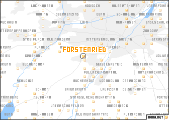 map of Forstenried