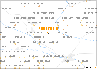 map of Forstheim