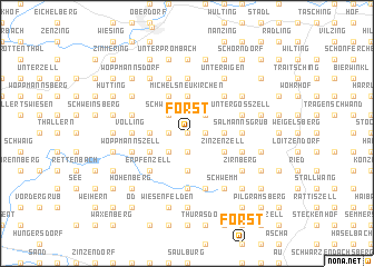 map of Forst