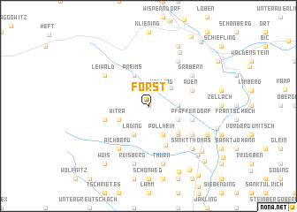 map of Forst