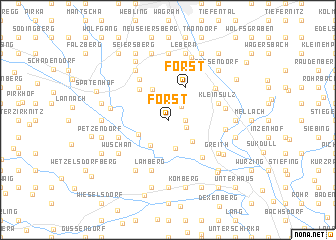 map of Forst