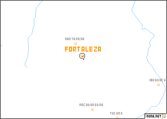 map of Fortaleza