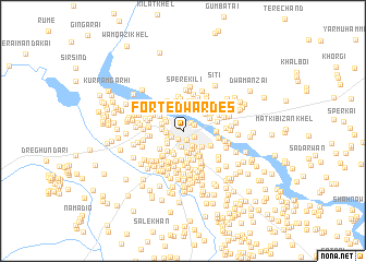 map of Fort Edwardes