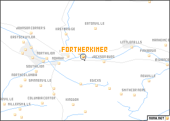 map of Fort Herkimer