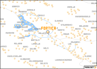 map of Fortica