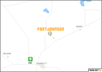 map of Fort Johnson