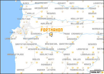 map of Fort-Mahon