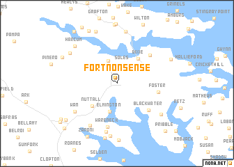 map of Fort Nonsense