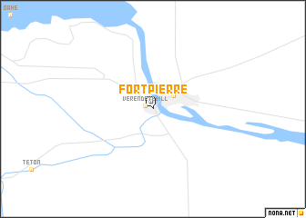 map of Fort Pierre