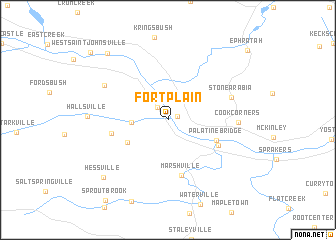 map of Fort Plain