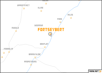 map of Fort Seybert