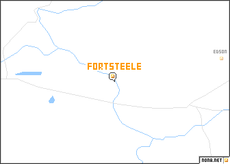 map of Fort Steele