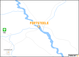 map of Fort Steele