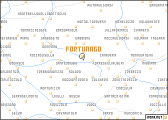 map of Fortunago