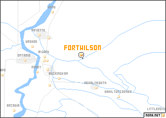 map of Fort Wilson