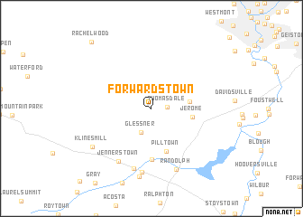 map of Forwardstown