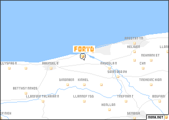 map of Foryd