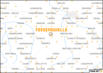 map of Fosse Nouvelle