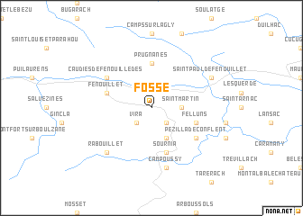 map of Fosse